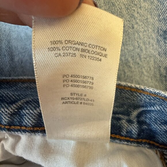 Women's 24 Aritzia Denim Forum The Joni High Rise Loose 29L Button Fly - Picture 9 of 9